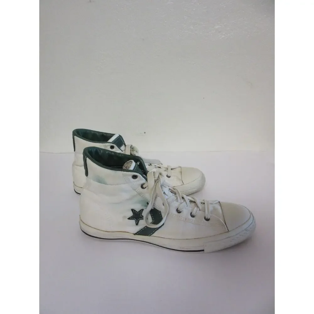 CONVERSE John Varvatos White 11 High Top Canvas All Star Sneakers - Picture 7 of 11